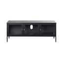 Crni metalni TV stol 132x52 cm Carmel - Unique Furniture