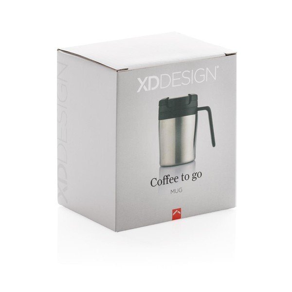Termo šalica s ručkom u srebrnoj boji XD Design Coffee to Go, 160 ml-image-3