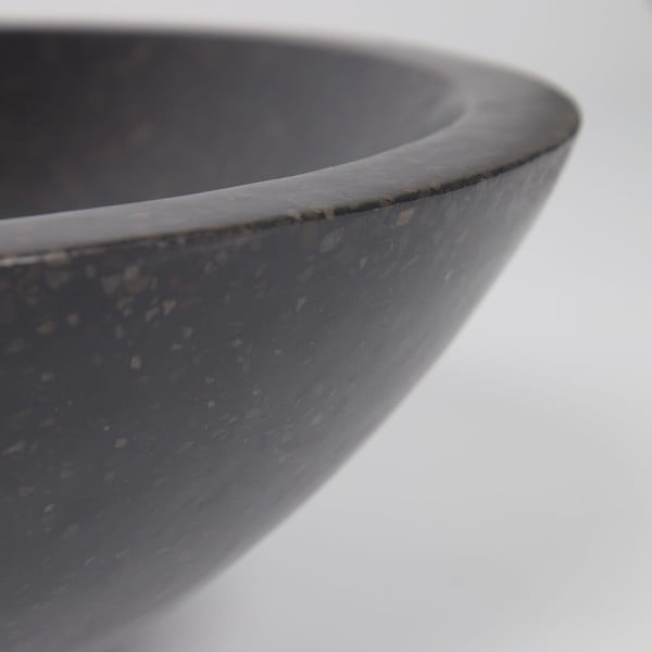 Crni umivaonik terrazzo Kave Home Sunday, ø 40 cm-image-2