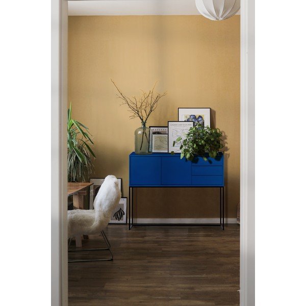 Plava niska komoda 113x88,5 cm Scott – Really Nice Things-image-1