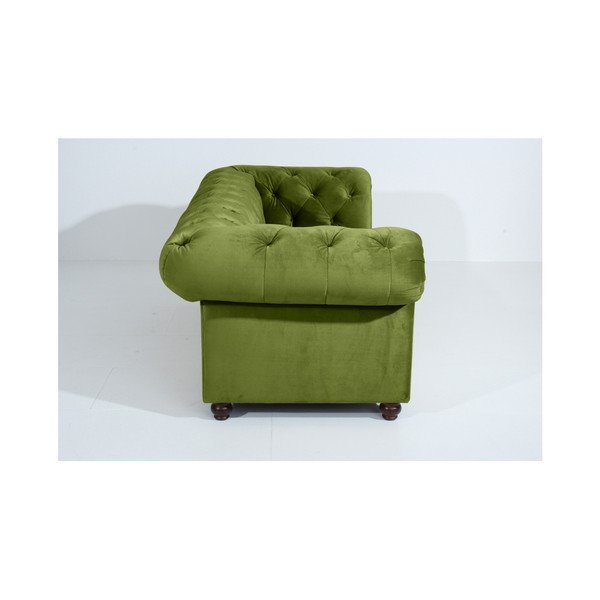 Zelena sofa Max Winzer Orleans Velvet, 216 cm-image-3
