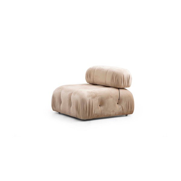 Bež baršunasti sofa 288 cm Bubble – Artie-image-3