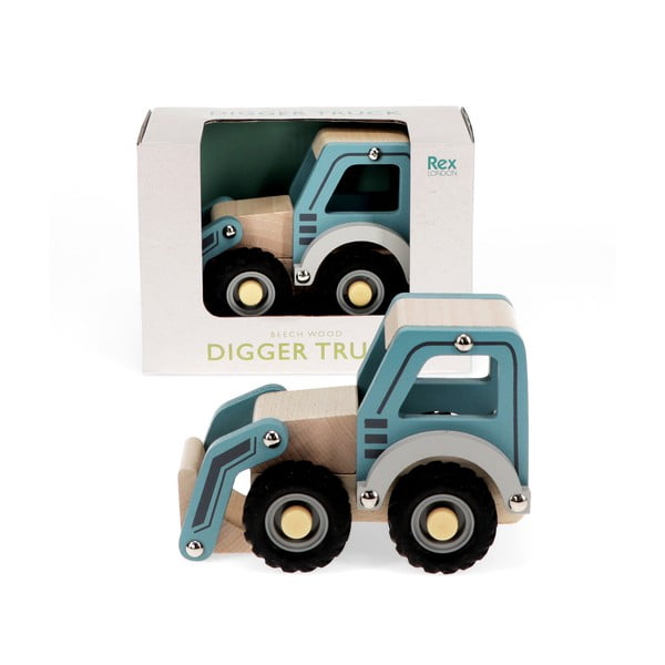 Drveni traktor Digger Truck – Rex London-image-3
