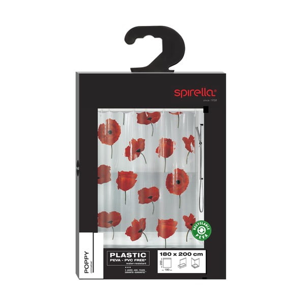 Tuš zavjesa 180x200 cm Poppy – Spirella-image-4