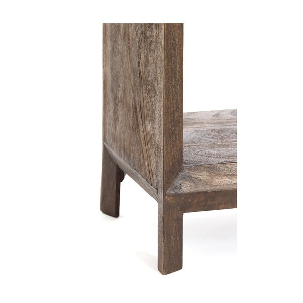 Biblioteka od masivnog manga u prirodnoj boji 48x190 cm Sondrio – Light & Living-image-3