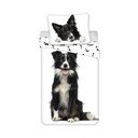 Pamučna dječja posteljina za krevet za jednu osobu 140x200 cm Border Collie – Jerry Fabrics