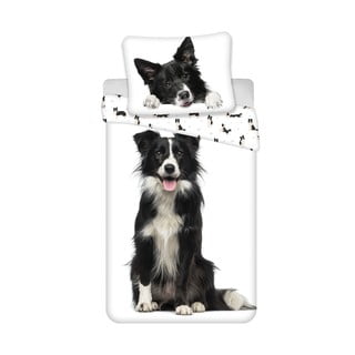 Pamučna dječja posteljina za krevet za jednu osobu 140x200 cm Border Collie – Jerry Fabrics