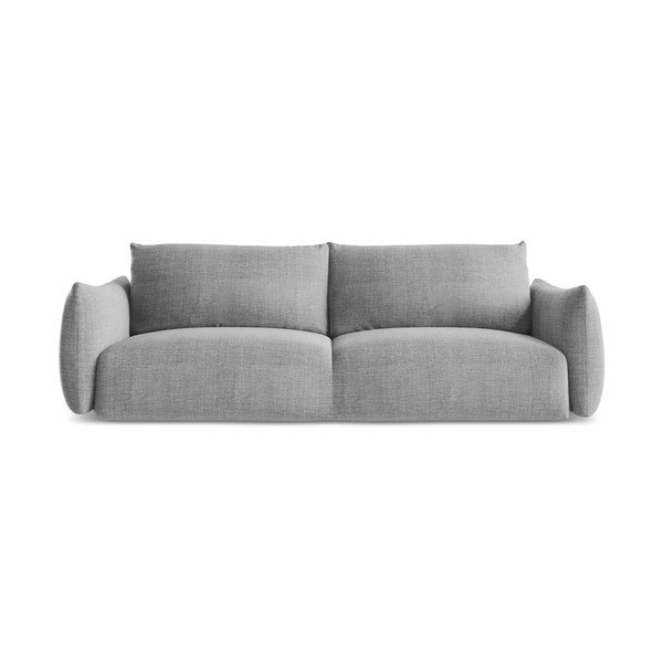 Svijetlo siva sklopiva sofa 230 cm Leila – Makamii