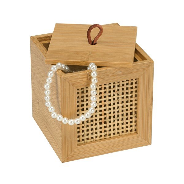 Kupaonski organizator od bambusa Wenko Allegre, 9 x 9 cm-image-1