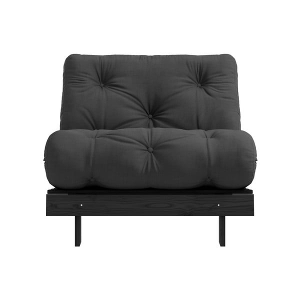 Podesiva fotelja Karup Design Roots Crno/Tamnosiva-image-1