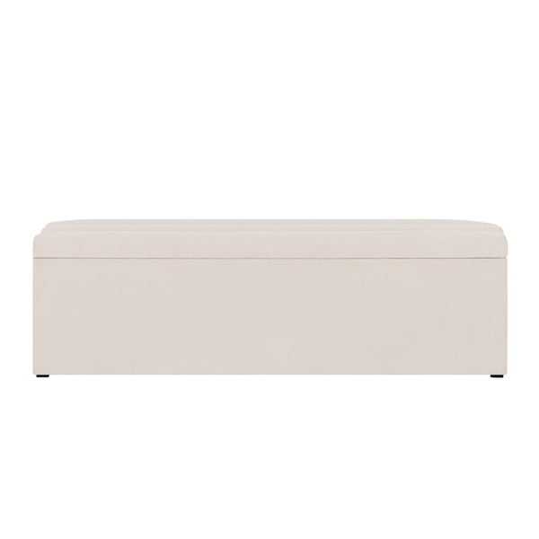 Kremasto bijela klupa sa prostorom za odlaganje Cosmopolitan Design Los Angeles, širine 140 cm-image-3