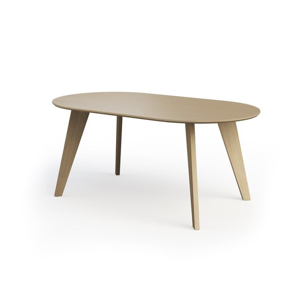 Blagovaonski stol s pločom stola u dekoru hrasta u prirodnoj boji 100x180 cm Lago – TemaHome-image-2