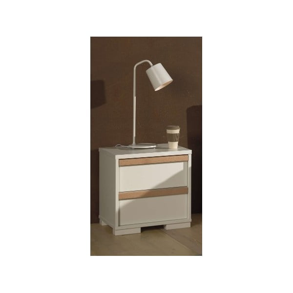 Bijeli dječji noćni ormarić London – Vipack-image-4