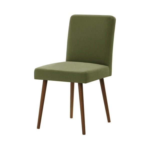Zelena stolica s tamnosmeđim nogama od bukve Ted Lapidus Maison Fragrance