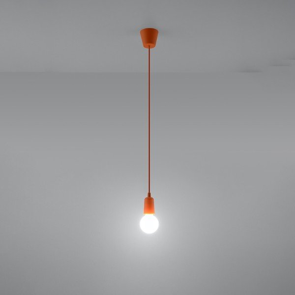 Narančasta viseća svjetiljka ø 5 cm Rene – Sollux-image-4
