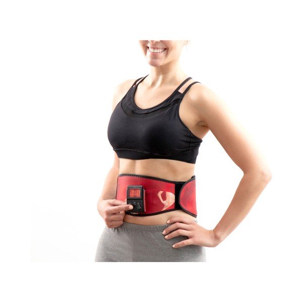 Crveni pojas za električnu stimulaciju InnovaGoods Abdo King-image-2