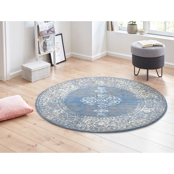 Plavi okrugli tepih ø 160 cm Méridional - Hanse Home-image-1