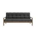 Tamno siva sklopiva sofa 205 cm Knob – Karup Design