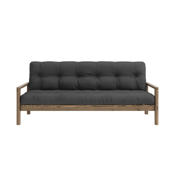 Tamno siva sklopiva sofa 205 cm Knob – Karup Design