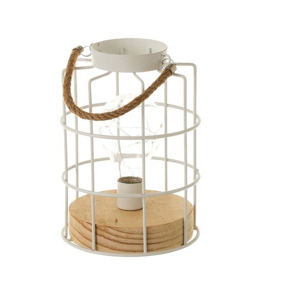 Bijela stolna lampa (visina 20,5 cm) – Casa Selección