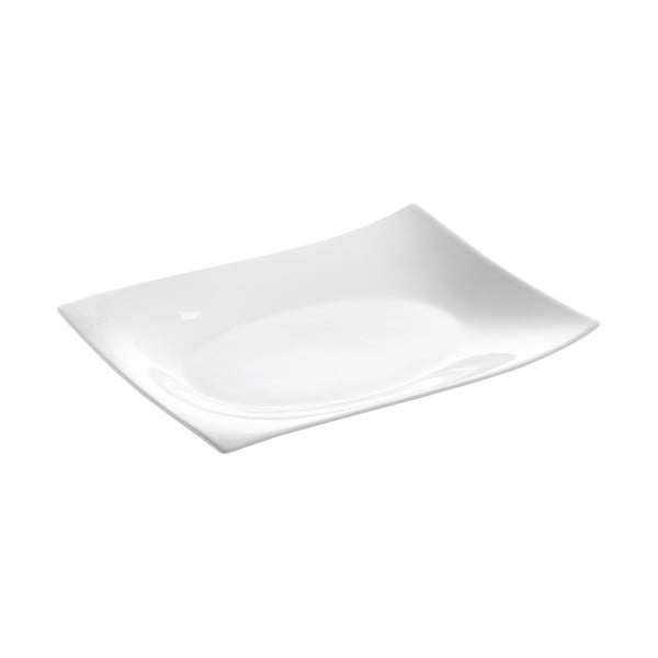 Bijeli porculanski tanjur za posluživanje 22x30 cm Motion – Maxwell & Williams
