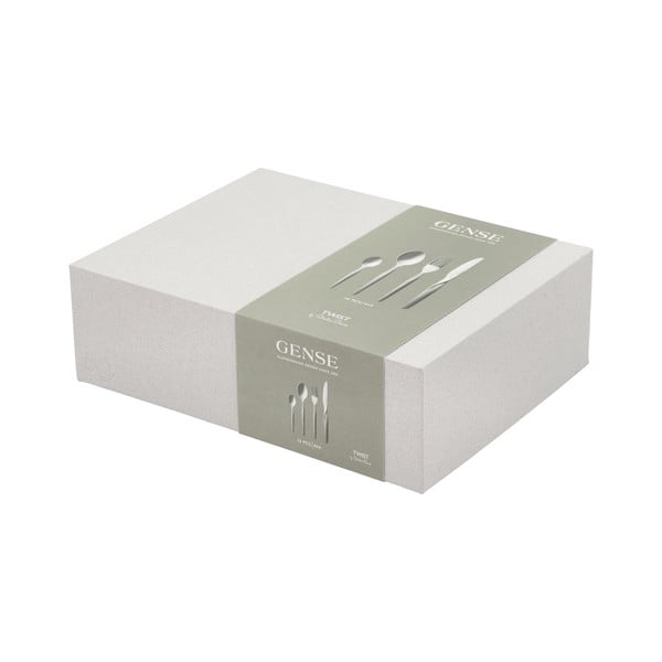 Pribor 16 kom od nehrđajućeg čelika u srebrnoj boji Twist – Gense-image-3