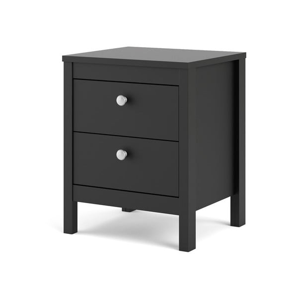 Crni noćni ormarić Madrid - Tvilum-image-4