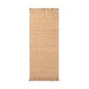 Obostrana/ručno rađena jutena staza u prirodnoj boji 80x300 cm Fjord – Hanse Home