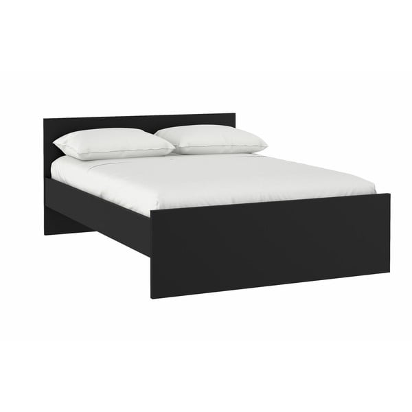 Crni bračni krevet 160x200 cm Naia – Tvilum