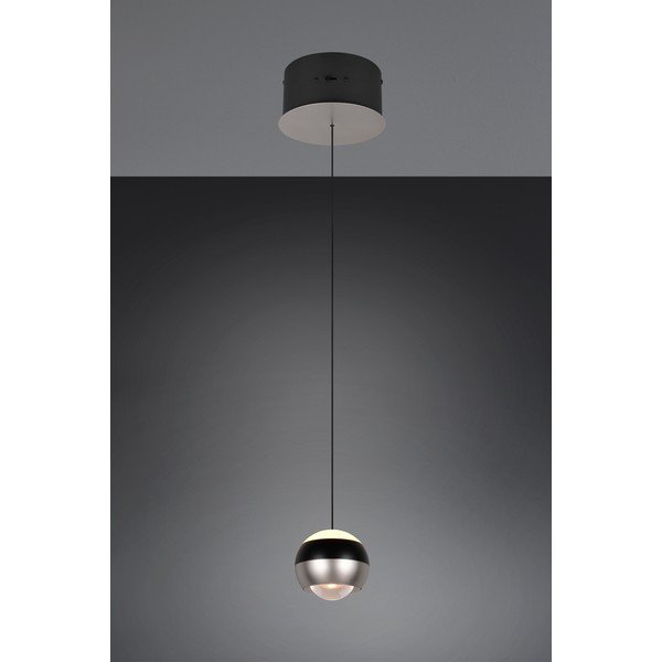 Crna/u srebrnoj boji LED viseća svjetiljka ø 15,5 cm Orbit – Trio Select-image-4