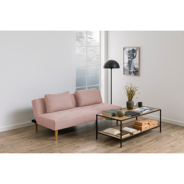 Ružičasta sklopiva sofa 180 cm Matylda – Bonami Essentials-image-1