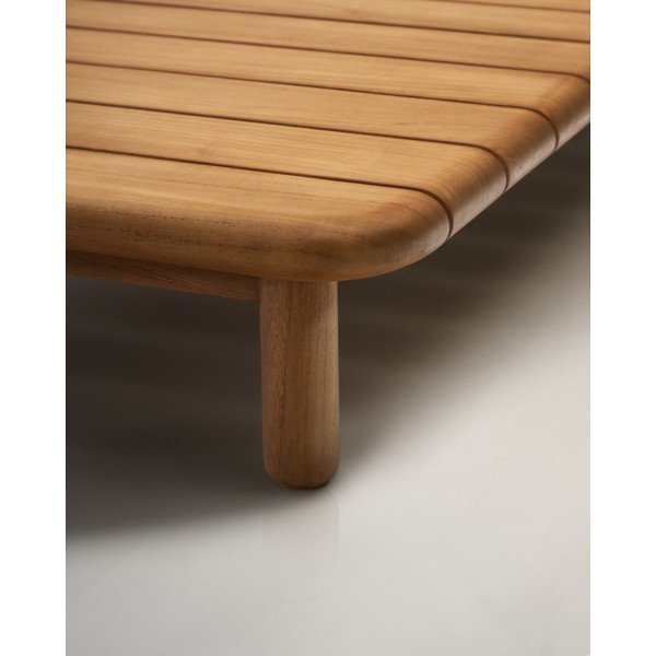 Vrtni stol od masivne tikovine 70x140 cm Turqueta – Kave Home-image-3