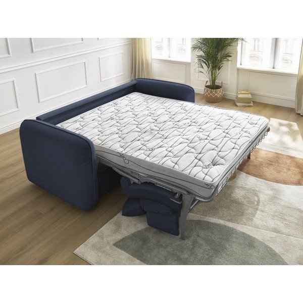 Tamno plava sofa 216 cm Achille – Bobochic Paris-image-1