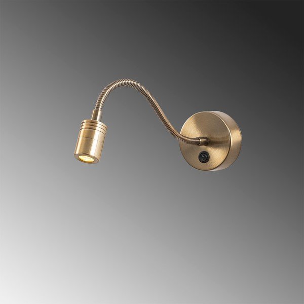 LED zidna lampa u zlatnoj boji Reading – Opviq lights-image-3