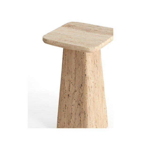 Pomoćni stol s kamenom pločom stola 30x30 cm Kepami – Light & Living-image-4