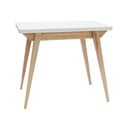 Blagovaonski stol na razvlačenje s bijelom pločom 65x90 cm Envelope - Ragaba