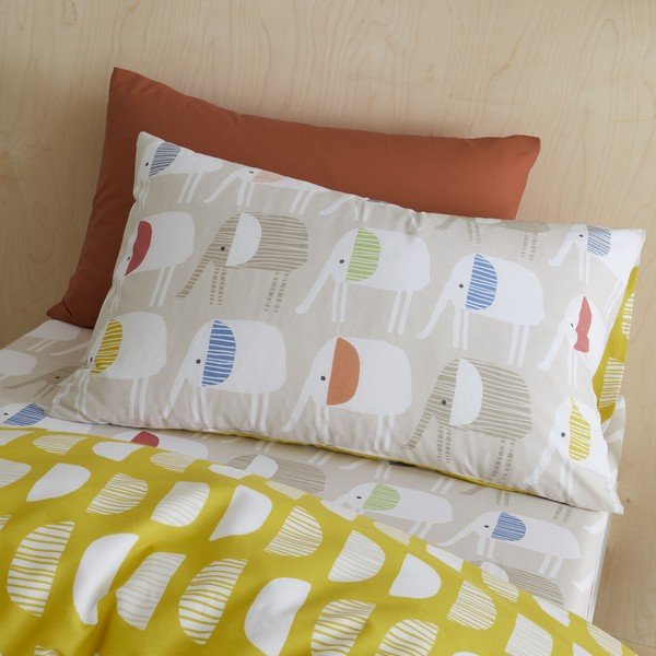Pamučna dječja posteljina 200x135 cm Minbu Elephant - Pineapple Elephant-image-2