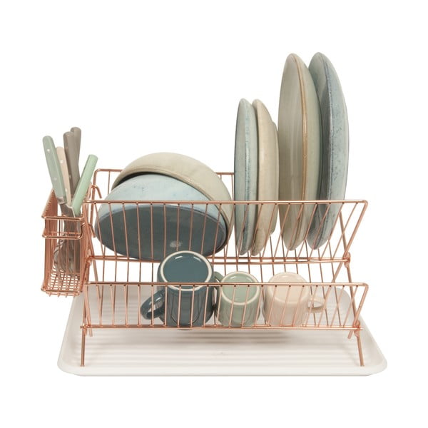 Stalak za cijeđenje posuđa Copper Plated-image-2