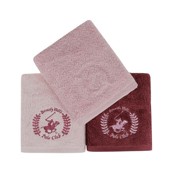 Set od 3 roza ručnika, 90 x 50 cm-image-1