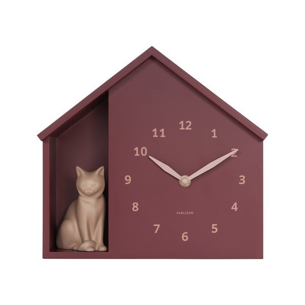 Zidni sat Sitting Cat – Karlsson