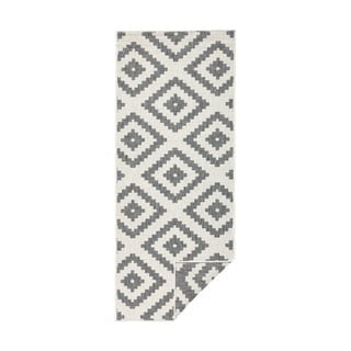 Sivi vanjski tepih NORTHRUGS Malta, 80 x 345 cm