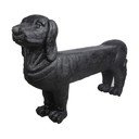 Crna vrtna klupa Dachshund – Esschert Design