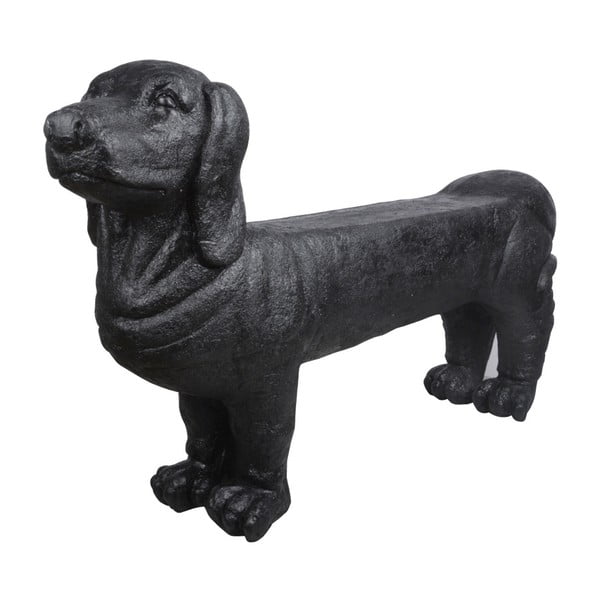 Crna vrtna klupa Dachshund – Esschert Design