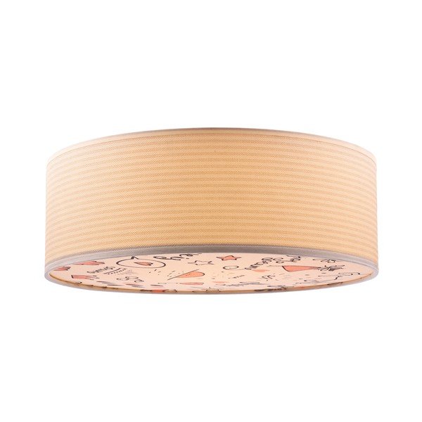 Dječja stropna svjetiljka s tekstilnim sjenilom ø 38 cm Kiddy – Candellux Lighting-image-1