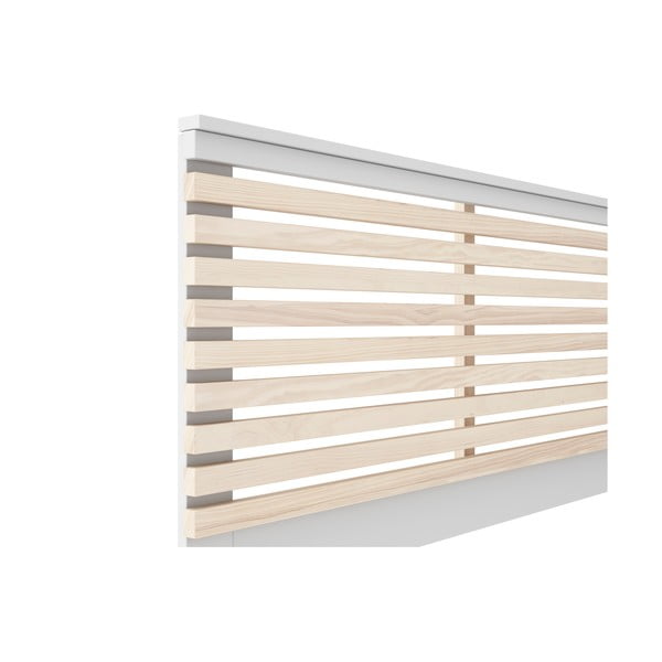 Bijelo/natur uzglavlje u dekoru bora 146x100 cm Campus – Marckeric-image-4