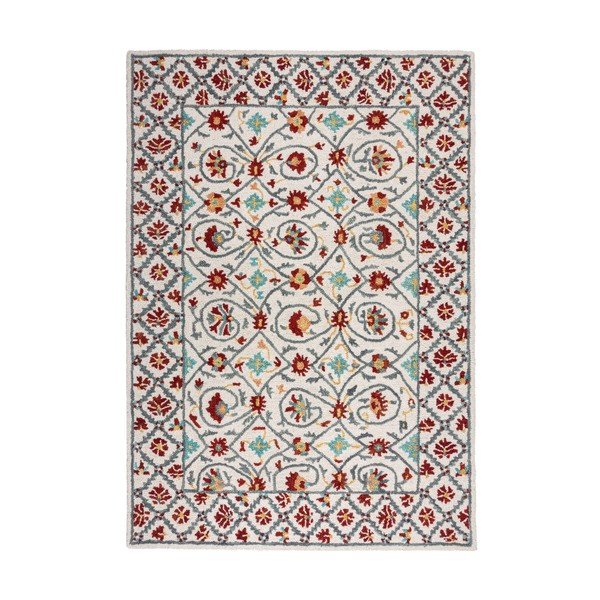 Crveni/plavi ručno rađen vunen tepih 160x230 cm Iris Traditional – Flair Rugs-image-4