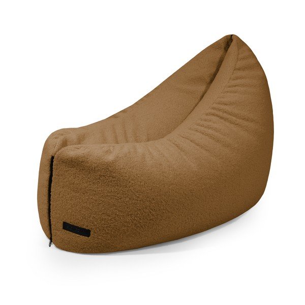 Smeđa vreća za sjedenje od bouclé tkanine Clip Clap 90 – SLOWDOWN