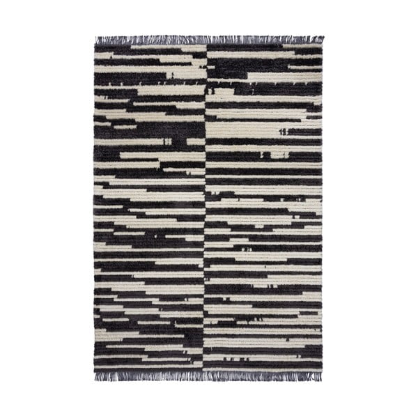 Crno-bijeli tepih 120x170 cm Lina – Flair Rugs