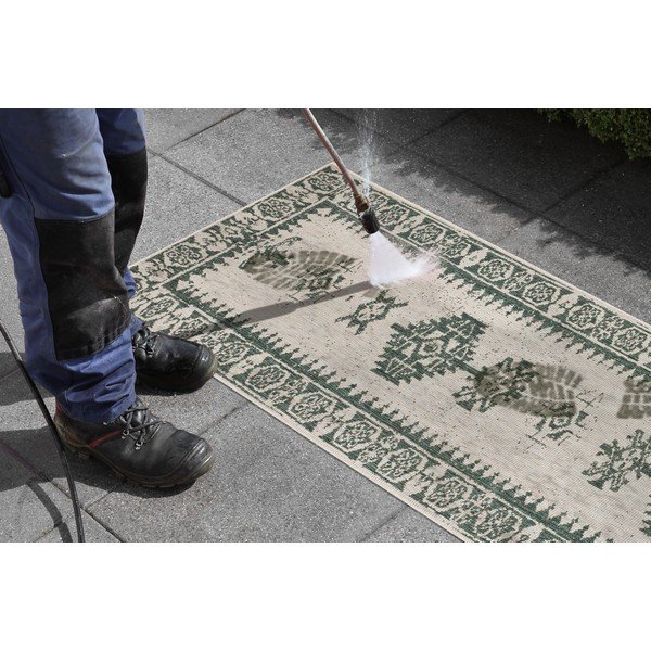 Zeleno-krem vanjski tepih NORTHRUGS Duque, 80 x 350 cm-image-3