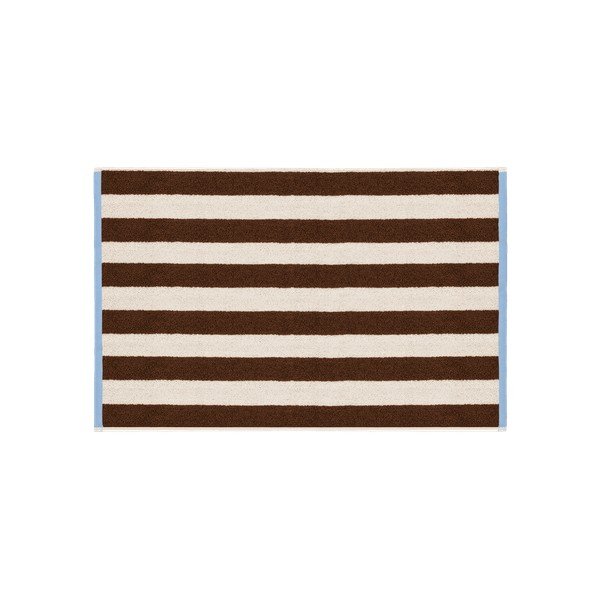 Smeđi/krem pamučan ručnik od frotira 50x80 cm Gobo – noo.ma-image-2